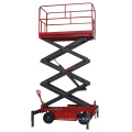 TUHE hydraulic mobile small platform electric scissor lift